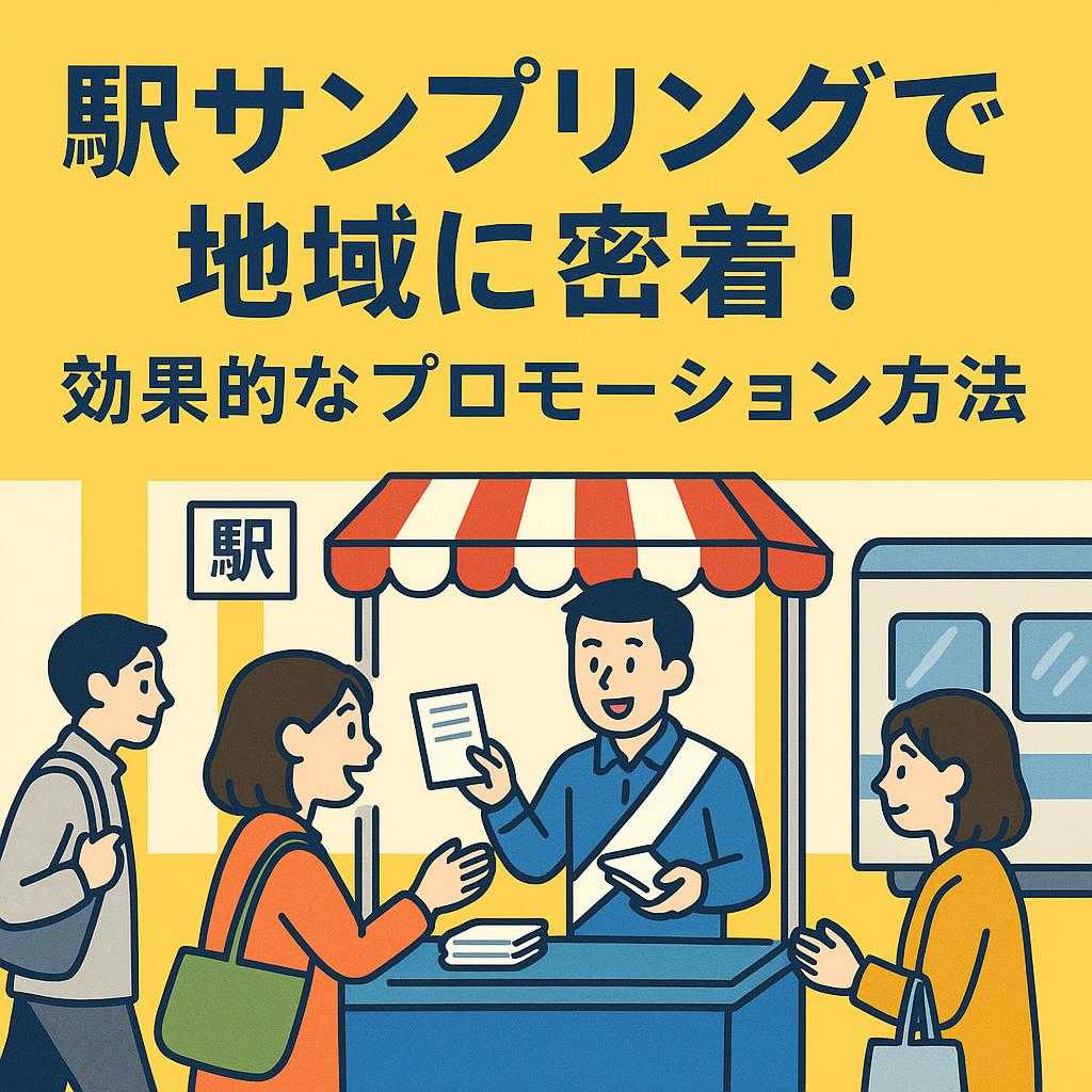 駅サンプリングで地域に密着！効果的なプロモーション方法
